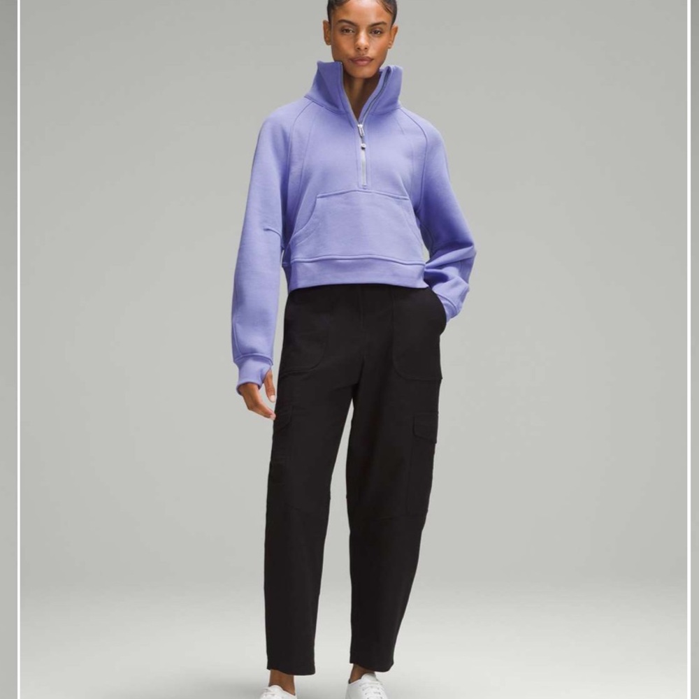 Lululemon Scuba Oversized Funnel Neck Half Zip in Lavender Size M/L - Picture 12 of 12